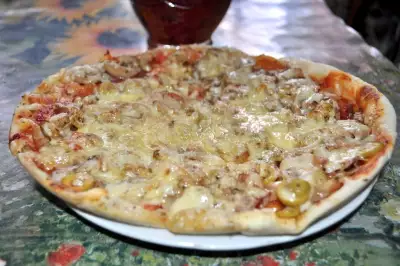  теста для настоящей итальянской пиццы! и собственно сама пицца!
