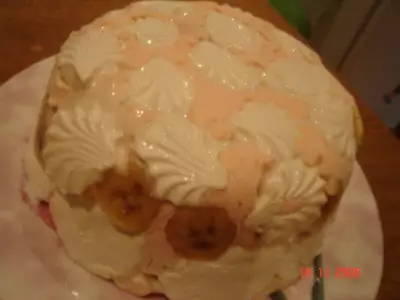 Зефирный торт "леночка"