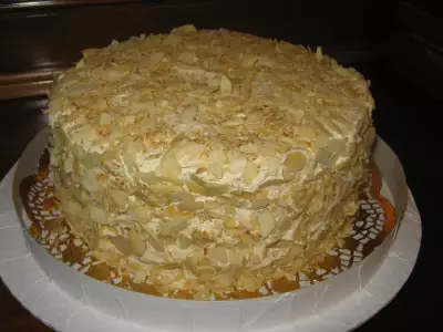 Торт "карамельный" (caramel cream cake)