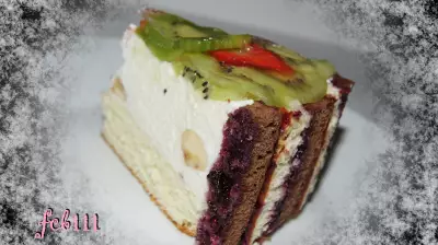 Торт творожный "тропикано"