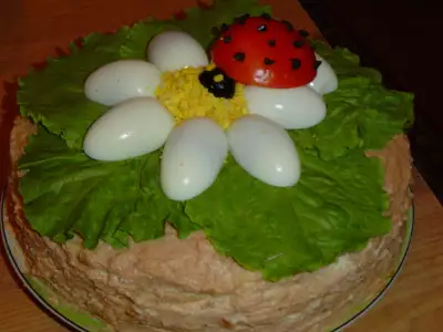 Блинный тортик "лето"