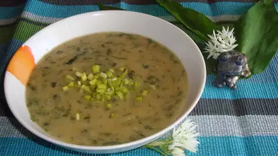 Весенний суп állium ursínum (или по простецки – суп с черемшой)