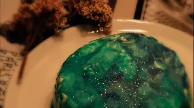 Ванильный торт с зеркальной глазурью