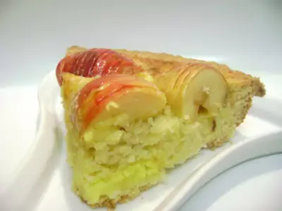 Яблочный  пирог  заливной
