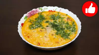 Вкусный куриный суп с помидорами в мультиварке