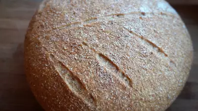 Хлеб из спельты от ришара бертине