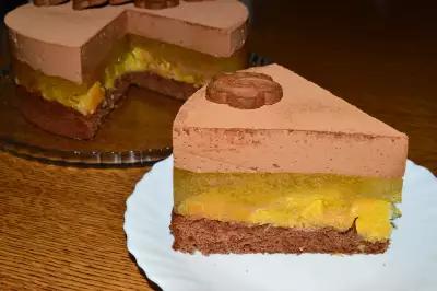 Торт "шоколадно-цитрусовый рай"