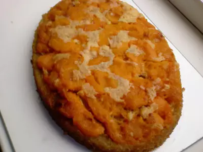 Пирог абрикосовый перевёртыш