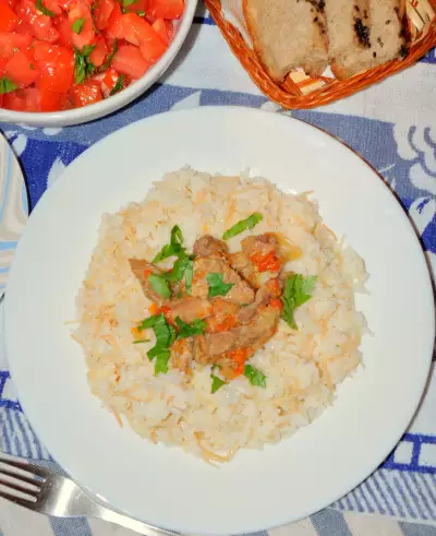 Рис с вермишелью к мясу (тест-драйв)