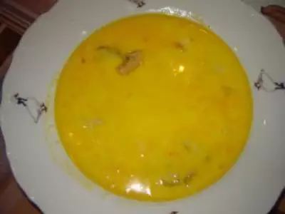 Суп с мидиями и креветками