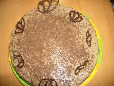 Тортик желейный "ванильно-шоколадный"