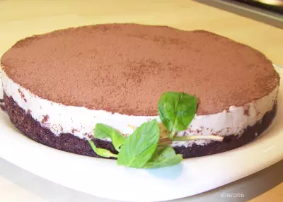 Шоколадно - йогуртовый торт