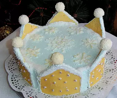Торт "снежная королева"