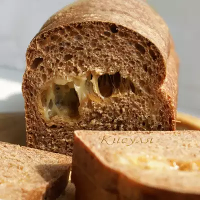 Хлеб кукурузный с сыром закваска на основе индийского морского риса