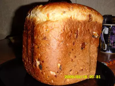 Хлеб с сыром , колбасой и розмарином  для хп