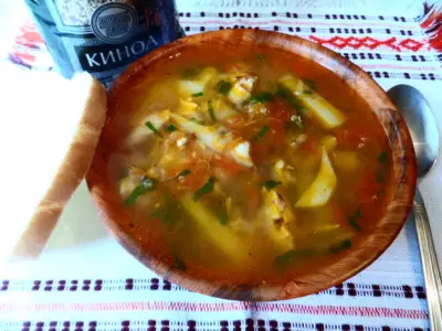Суп с киноа и овощами