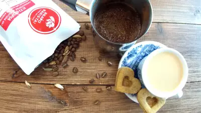 Кофе с кардамоном в турке