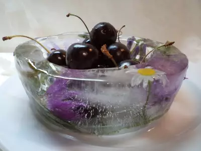 Ледяная ваза для фруктов "кристалл"!!!