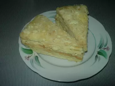 Торт "наполеон"(рубленный)