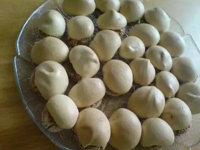 Миндальное печенье с безе biscotti di mandorle