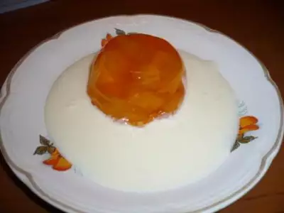 Амброзия из маскарпоне с мандариновым желе