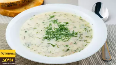 Сливочный суп с фаршем