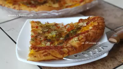 Пицца ассорти дрожжевая хрустящая