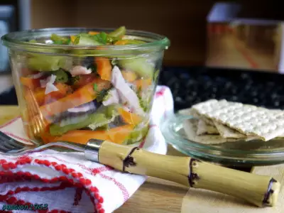 Морковно-фасолевый салат „на здоровье“