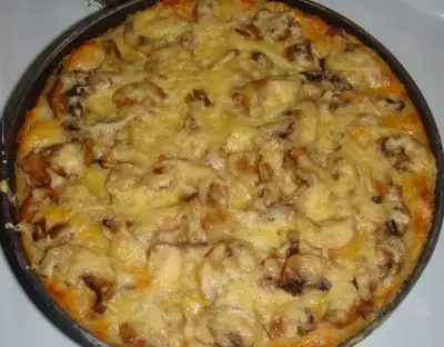 Картофельная запеканка с грибами и сыром (вариант)