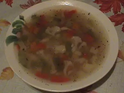 =куриный суп с овощами= (диетический)