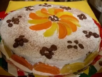 Тортик песочный с лимонным соком