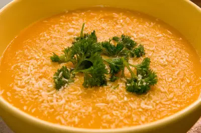 Оранжевый суп крем