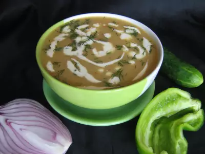Гватемальский суп из огурцов