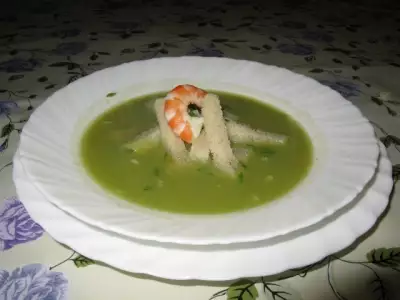 Сливочный суп-пюре из брокколи - на конкурс супов (по другому не получилось)