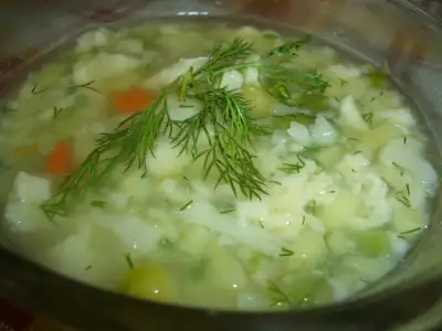 Густой суп с клецками (с 1 года)