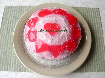 Торт для любимых ко дню святого валентина