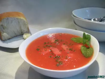 Холодный арбузный суп crazy