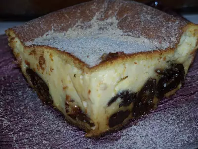 Бретонский пирог с черносливом и коньяком