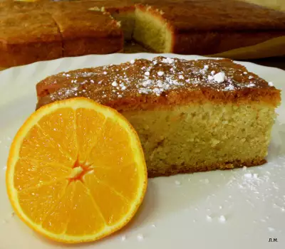 Французский апельсиновый пирог.