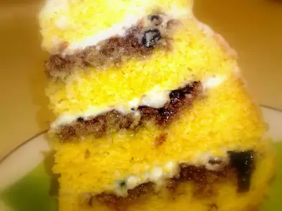 Смородиновый кекс-торт