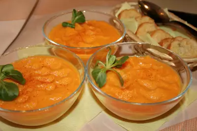 Тыквенный суп с бататом оранжевое трио