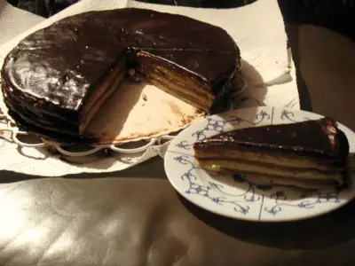 Торт "день и ночь"