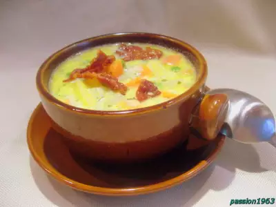 Северонемецккй айнтопф густой молочный овощной суп