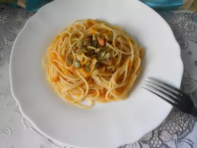 Спагетти borges с тыквенным соусом