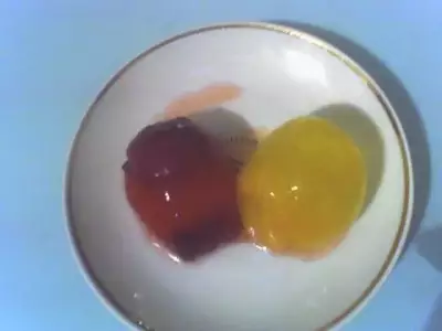 Десертные заливные яйца «фаберже»