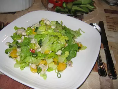 Салат с манго от nigella