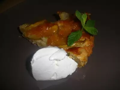 Яблочно миндальный тарт apple frangipane tart