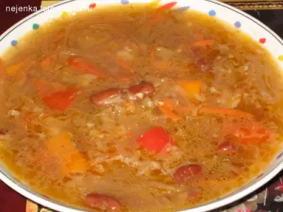 Фасолевый суп по-закарпатски