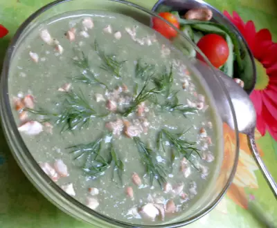 имбирный крем-суп из брокколи с пшенкой