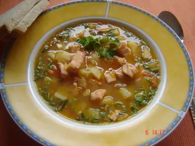 Картофельный фиш суп